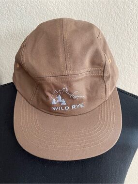 Wild Rye Edith Brim hat adjustable brown